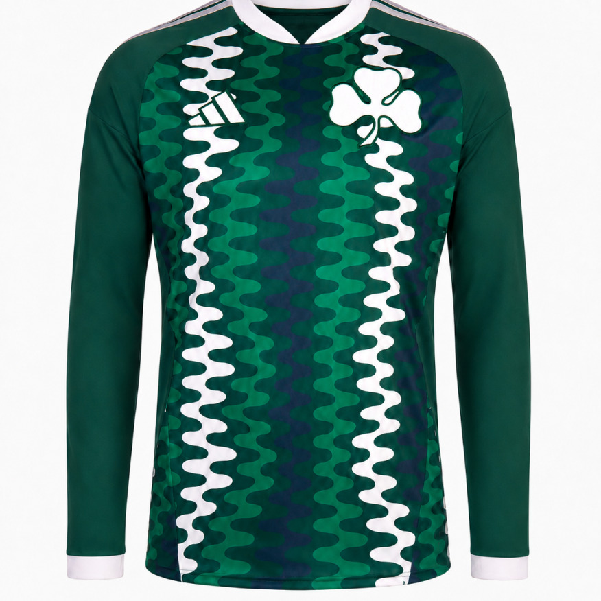 Μπλούζα Warm up L/S Green 2026-27